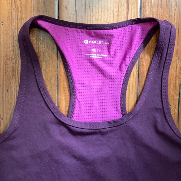 Size XS Fabletics Racerback Tank Top - Picture 2 of 5